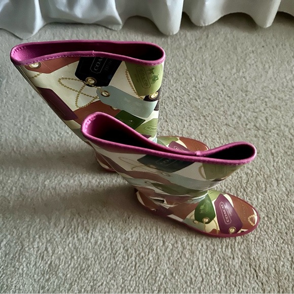 Women's Coach Rain Boots - Picture 3 of 7